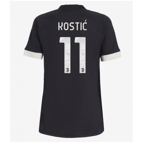 Fotbalové Dres Juventus Filip Kostic #11 Dámské Alternativní 2023-24 Krátký Rukáv